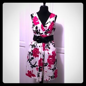 Fun floral dress for any occasion.